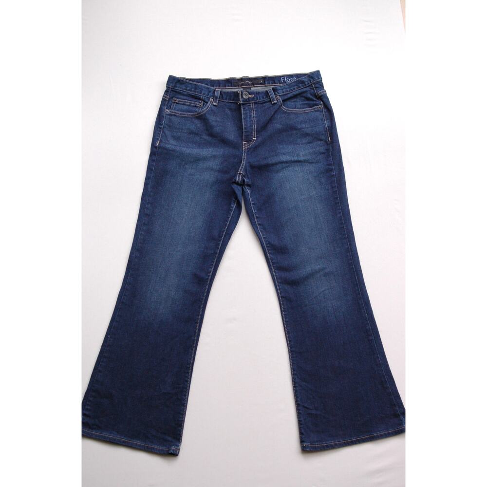 90s Minimalist Style: Calvin Klein Dark Wash Bootcut Jeans